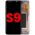 OLED Assembly With Frame For Samsung Galaxy S9 (Aftermarket Plus) (Sunrise Gold)