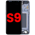 OLED Assembly With Frame For Samsung Galaxy S9 (Aftermarket Plus) (Titanium Gray)