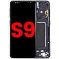 OLED Assembly With Frame For Samsung Galaxy S9 (Aftermarket Plus) (Midnight Black)