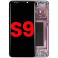 OLED Assembly With Frame For Samsung Galaxy S9 (Aftermarket Plus) (Lilac Purple)