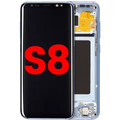 OLED Assembly With Frame For Samsung Galaxy S8 (Aftermarket Plus) (Coral Blue)