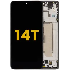 OLED Assembly With Frame For Xiaomi 14T (Refurbished) (Titan Black)
