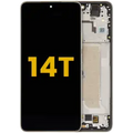 OLED Assembly With Frame For Xiaomi 14T (Refurbished) (Lemon Green)