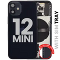 Back Housing W/ Small Parts For iPhone 12 Mini (EU / Global Version) (Used OEM Pull: Grade A) (Black)