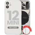 Back Housing W/ Small Parts For iPhone 12 Mini (EU / Global Version) (Aftermarket Plus) (White)