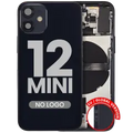 Back Housing W/ Small Parts For iPhone 12 Mini (EU / Global Version) (Aftermarket Plus) (Black)