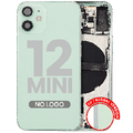 Back Housing W/ Small Parts For iPhone 12 Mini (EU / Global Version) (Aftermarket Plus) (Green)