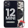 Back Housing W/ Small Parts For iPhone 12 Mini (US Version) (Aftermarket Plus) (Black)