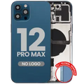 Back Housing W/ Small Parts For iPhone 12 Pro Max (EU / Global Version) (Aftermarket Plus) (Pacific Blue)