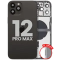 Back Housing W/ Small Parts For iPhone 12 Pro Max (US Version) (Used OEM Pull: Grade A) (Graphite)