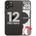 Back Housing W/ Small Parts For iPhone 12 Pro Max (US Version) (Used OEM Pull: Grade B) (Graphite)