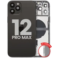 Back Housing W/ Small Parts For iPhone 12 Pro Max (US Version) (Used OEM Pull: Grade C) (Graphite)