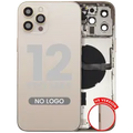 Back Housing W/ Small Parts For iPhone 12 Pro Max (US Version) (Aftermarket Plus) (Gold)