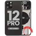 Back Housing W/ Small Parts For iPhone 12 Pro (EU / Global Version) (Aftermarket Plus) (Graphite)
