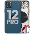 Back Housing W/ Small Parts For iPhone 12 Pro (US Version) (Used OEM Pull: Grade A) (Pacific Blue)