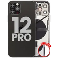 Back Housing W/ Small Parts For iPhone 12 Pro (US Version) (Used OEM Pull: Grade C) (Graphite)
