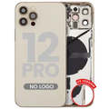 Back Housing W/ Small Parts For iPhone 12 Pro (US Version) (Aftermarket Plus) (Gold)