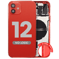 Back Housing W/ Small Parts For iPhone 12 (EU / Global Version) (Aftermarket Plus) (Red)