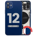 Back Housing W/ Small Parts For iPhone 12 (EU / Global Version) (Aftermarket Plus) (Blue)