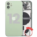 Back Housing W/ Small Parts For iPhone 12 (US Version) (Used OEM Pull: Grade B) (Green)