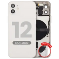 Back Housing W/ Small Parts For iPhone 12 (US Version) (Aftermarket Plus) (White)