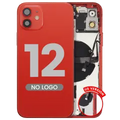 Back Housing W/ Small Parts For iPhone 12 (US Version) (Aftermarket Plus) (Red)