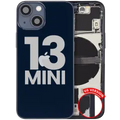Back Housing W/ Small Parts For iPhone 13 Mini (US Version) (Used OEM Pull: Grade B) (Midnight)