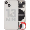 Back Housing W/ Small Parts For iPhone 13 Mini (US Version) (Used OEM Pull: Grade C) (Starlight)