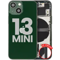 Back Housing W/ Small Parts For iPhone 13 Mini (US Version) (Used OEM Pull: Grade C) (Green)