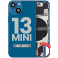 Back Housing W/ Small Parts For iPhone 13 Mini (US Version) (Aftermarket Plus) (Blue)