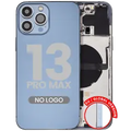 Back Housing W/ Small Parts For iPhone 13 Pro Max (EU / Global Version) (Aftermarket Plus) (Sierra Blue)