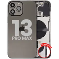 Back Housing W/ Small Parts For iPhone 13 Pro Max (US Version) (Used OEM Pull: Grade A) (Graphite)