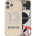 Back Housing W/ Small Parts For iPhone 13 Pro Max (US Version) (Aftermarket Plus) (Gold)