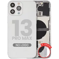 Back Housing W/ Small Parts For iPhone 13 Pro Max (US Version) (Aftermarket Plus) (Silver)