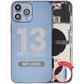 Back Housing W/ Small Parts For iPhone 13 Pro Max (US Version) (Aftermarket Plus) (Sierra Blue)