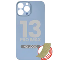 Back Glass With 3M Adhesive For iPhone 13 Pro Max (No Logo / Large Camera Hole) (Sierra Blue)