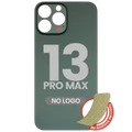 Back Glass With 3M Adhesive For iPhone 13 Pro Max (No Logo / Large Camera Hole) (Alpine Green)