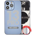 Back Housing W/ Small Parts For iPhone 13 Pro (EU / Global Version) (Aftermarket Plus) (Sierra Blue)