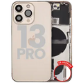 Back Housing W/ Small Parts For iPhone 13 Pro (US Version) (Used OEM Pull: Grade B) (Gold)