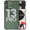 Back Housing W/ Small Parts For iPhone 13 Pro (US Version) (Used OEM Pull: Grade B) (Alpine Green)