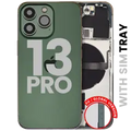 Back Housing W/ Small Parts For iPhone 13 Pro (EU / Global Version) (Used OEM Pull: Grade A) (Alpine Green)