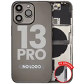Back Housing W/ Small Parts For iPhone 13 Pro (US Version) (Aftermarket Plus) (Graphite)