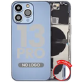 Back Housing W/ Small Parts For iPhone 13 Pro (US Version) (Aftermarket Plus) (Sierra Blue)