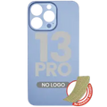 Back Glass With 3M Adhesive For iPhone 13 Pro (No Logo / Large Camera Hole) (Sierra Blue)