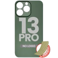 Back Glass With 3M Adhesive For iPhone 13 Pro (No Logo / Large Camera Hole) (Alpine Green)