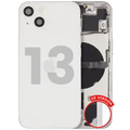 Back Housing W/ Small Parts For iPhone 13 (US Version) (Used OEM Pull: Grade B) (Starlight)