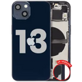 Back Housing W/ Small Parts For iPhone 13 (US Version) (Used OEM Pull: Grade B) (Midnight)