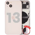 Back Housing W/ Small Parts For iPhone 13 (US Version) (Used OEM Pull: Grade B) (Pink)
