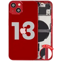 Back Housing W/ Small Parts For iPhone 13 (US Version) (Used OEM Pull: Grade B) (Red)