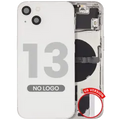 Back Housing W/ Small Parts For iPhone 13 (US Version) (Aftermarket Plus) (Starlight)